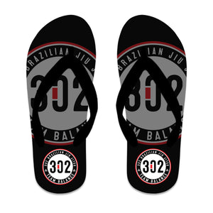 302 Jiu-Jitsu Academy Flip Flops #8074 A