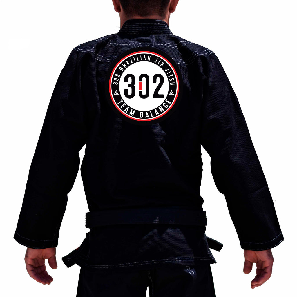 302 Jiu-Jitsu Academy Adults Gi - Black #437 A