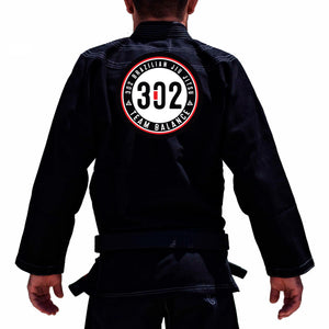 302 Jiu-Jitsu Academy Adults Gi - Black #437 A