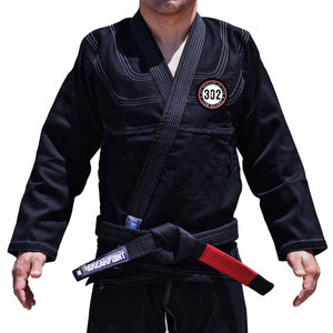 302 Jiu-Jitsu Academy Gi - Black and Blue #437 A