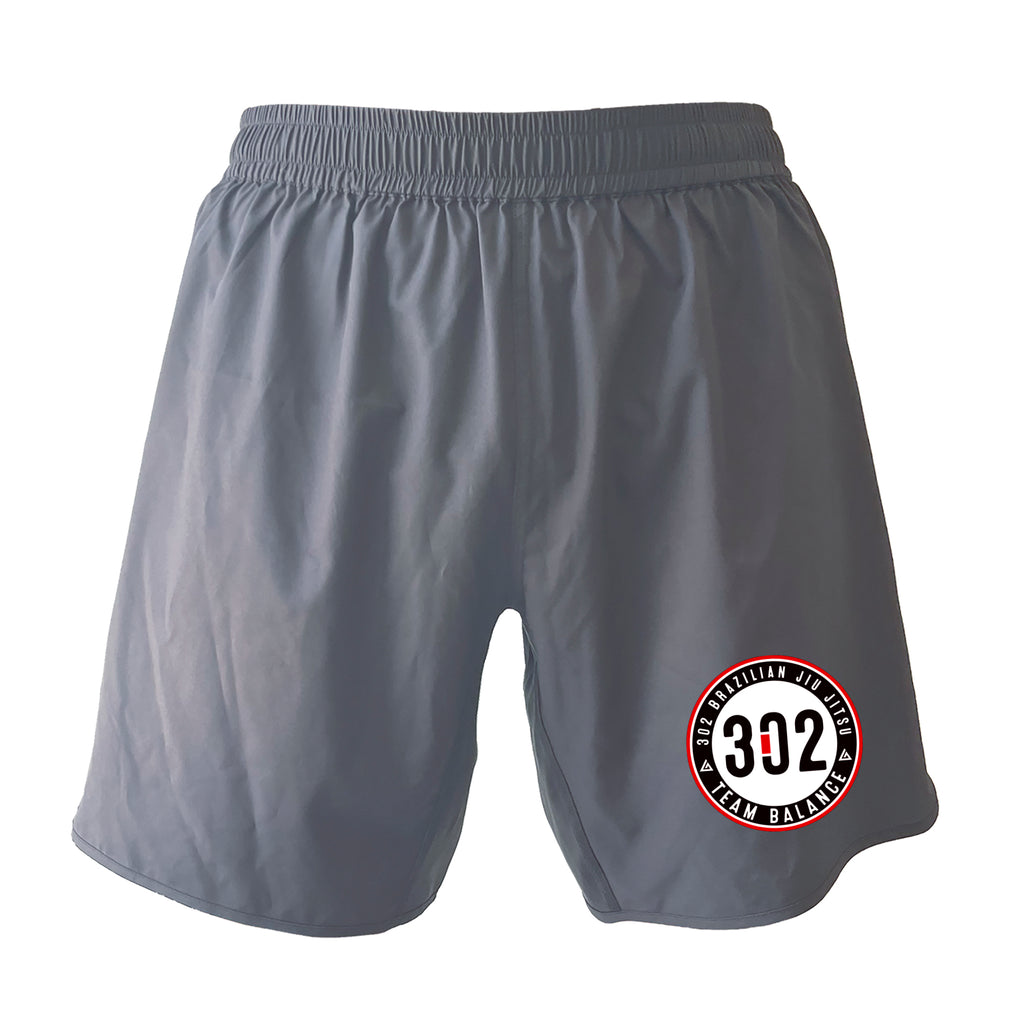 302 Jiu-Jitsu Custom Grey Shorts 2.0 #8074 A