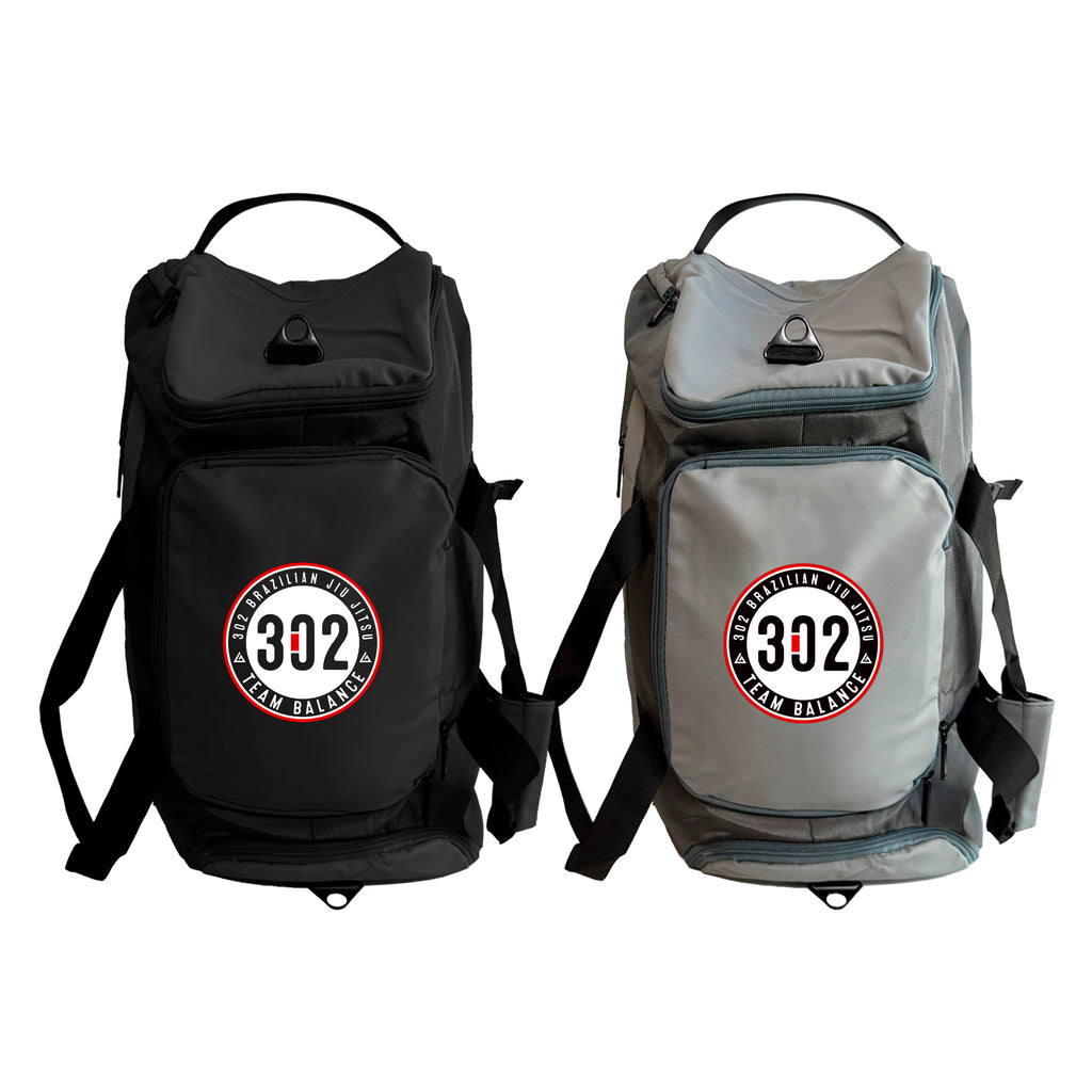 302 Jiu-Jitsu Academy Hybrid Duffel Backpack #8074 A