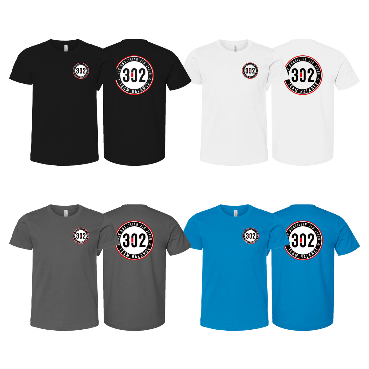 302 Jiu-Jitsu Academy Kids Shirts #8074 A