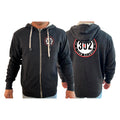 302 Jiu-Jitsu Academy Sherpa Lined Zip-Up Hoodie #8074 A