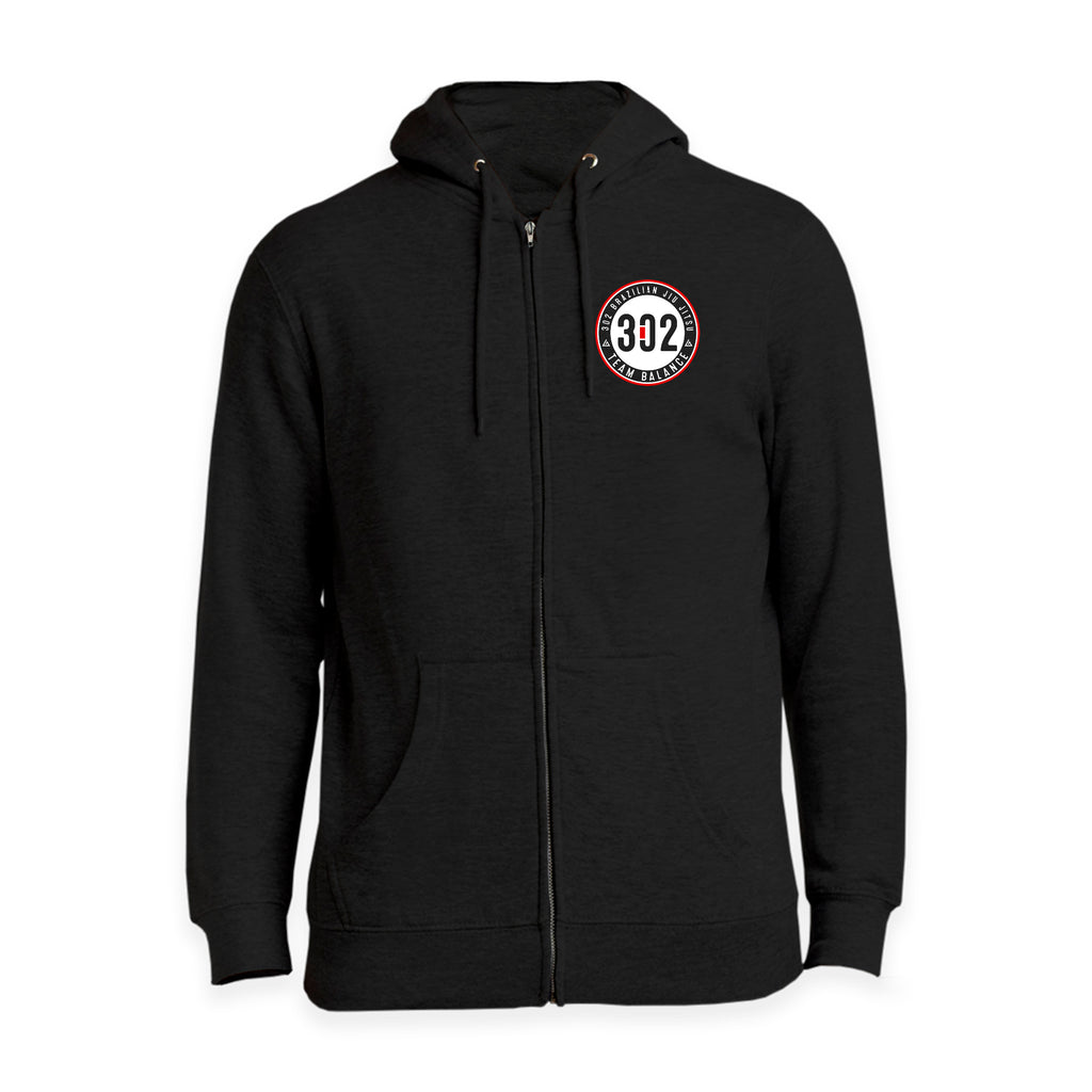302 Jiu-Jitsu Academy Zip-Up Hoodies #8074 A