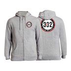 302 Jiu-Jitsu Academy Zip-Up Hoodies #8074 A
