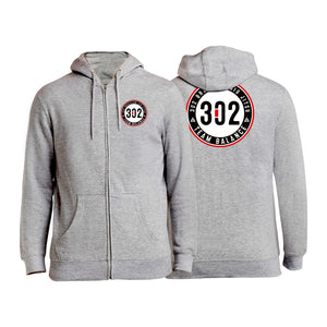 302 Jiu-Jitsu Academy Zip-Up Hoodies #8074 A