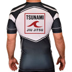 Tsunami Jiu Jitsu Academy Rash Guards Black/White #8075 A