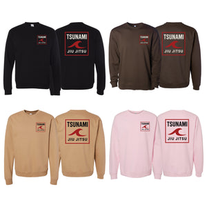 Tsunami Jiu Jitsu Academy Crewneck Sweatshirt #8075 A