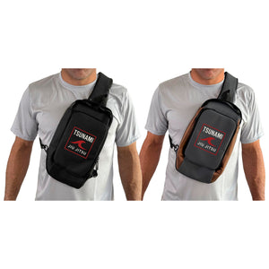 Tsunami Jiu Jitsu Academy Crossbody Bags #8075 A