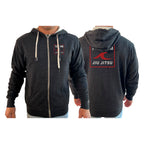 Tsunami Jiu Jitsu Academy Sherpa Lined Zip-Up Hoodie #8075 A