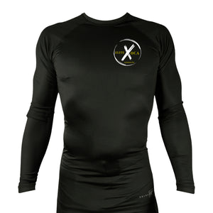 Ochoa Combat All Black Custom Rash Guards Long Sleeves #8076 A (Elite OCA)