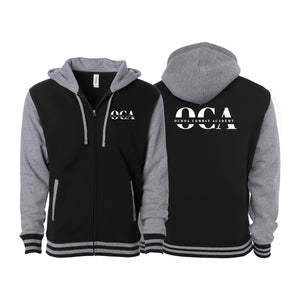 Ochoa Combat Academy Varsity Zip-Up Hoodies #8076 D