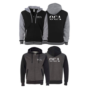 Ochoa Combat Academy Varsity Zip-Up Hoodies #8076 D