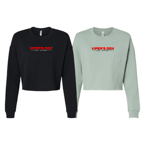 Vipers Den Women's Cropped Crewneck Sweatshirt #8077 A