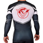Vipers Den Academy Rash Guards Black/White #8077 A