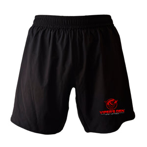Vipers Den All Black Custom Shorts 2.0 #8077 A