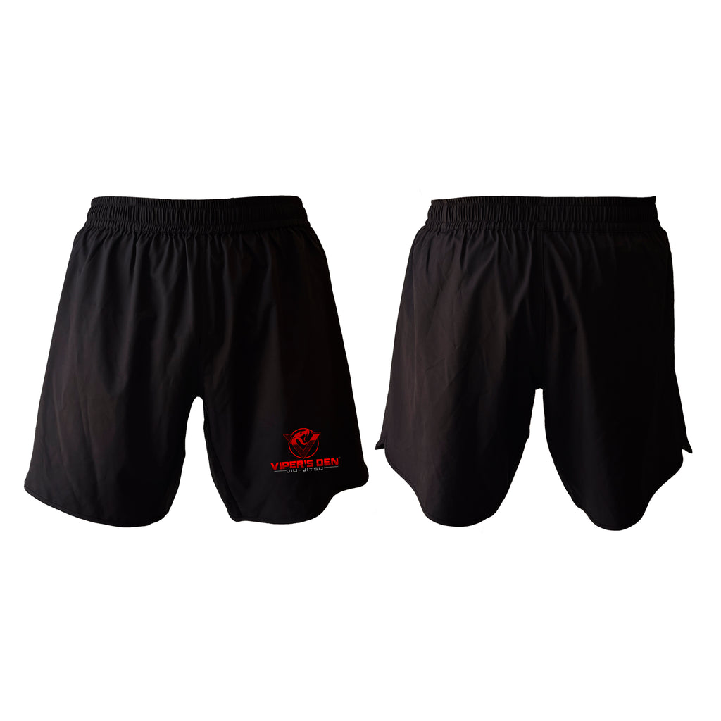 Vipers Den All Black Custom Shorts 2.0 #8077 A
