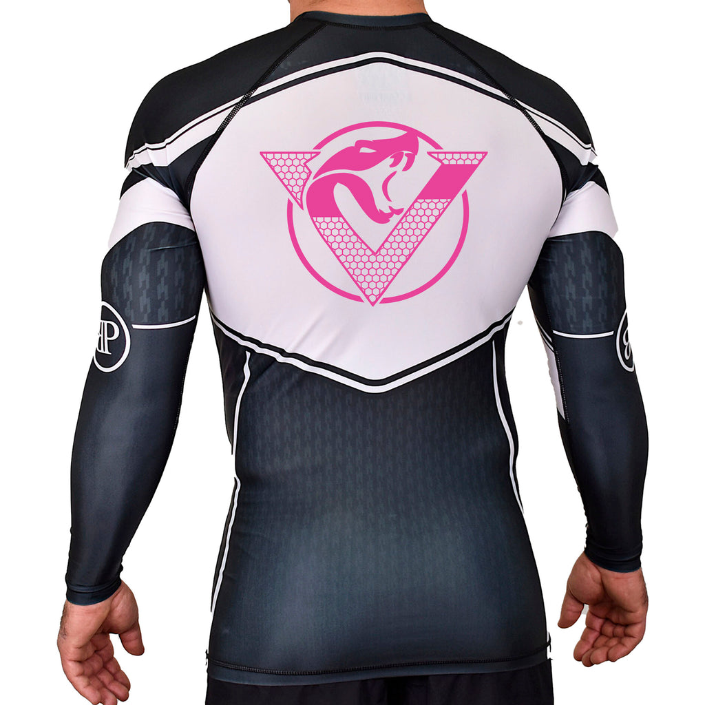 Vipers Den Academy Rash Guards Black/White #8077 C
