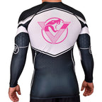 Vipers Den Academy Rash Guards Black/White #8077 C
