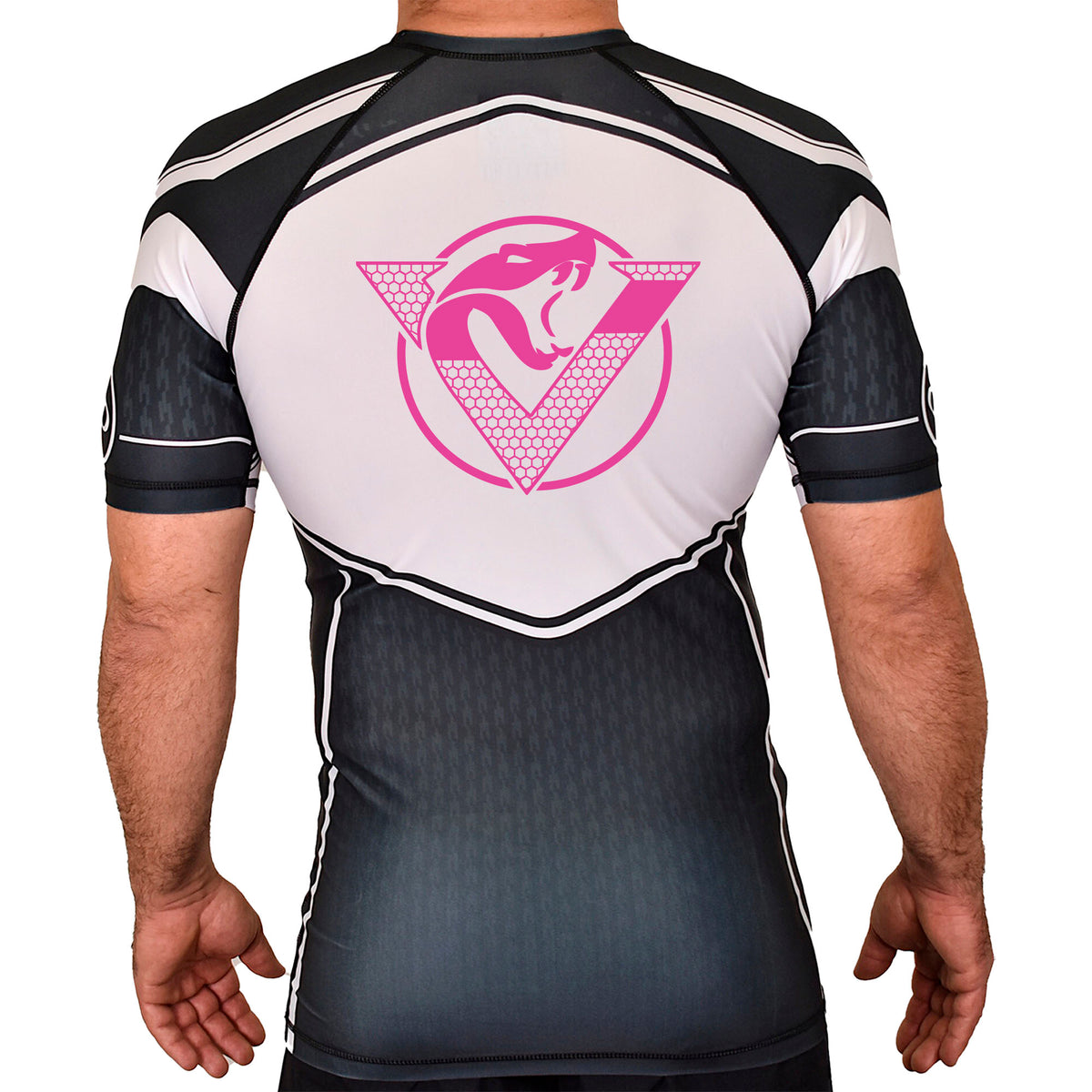 Vipers Den Academy Rash Guards Black/White #8077 C