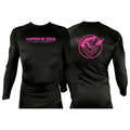 Vipers Den All Black Custom Rash Guards Long Sleeves #8077 C