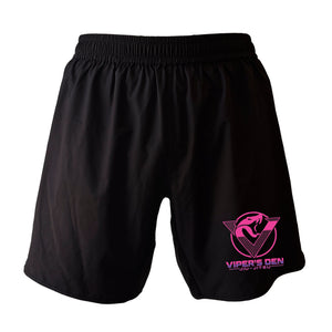 Vipers Den All Black Custom Shorts 2.0 #8077 C