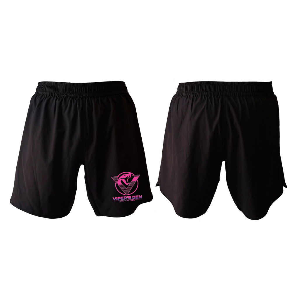 Vipers Den All Black Custom Shorts 2.0 #8077 C
