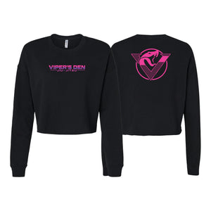 Vipers Den Women's Cropped Crewneck Sweatshirt #8077 C