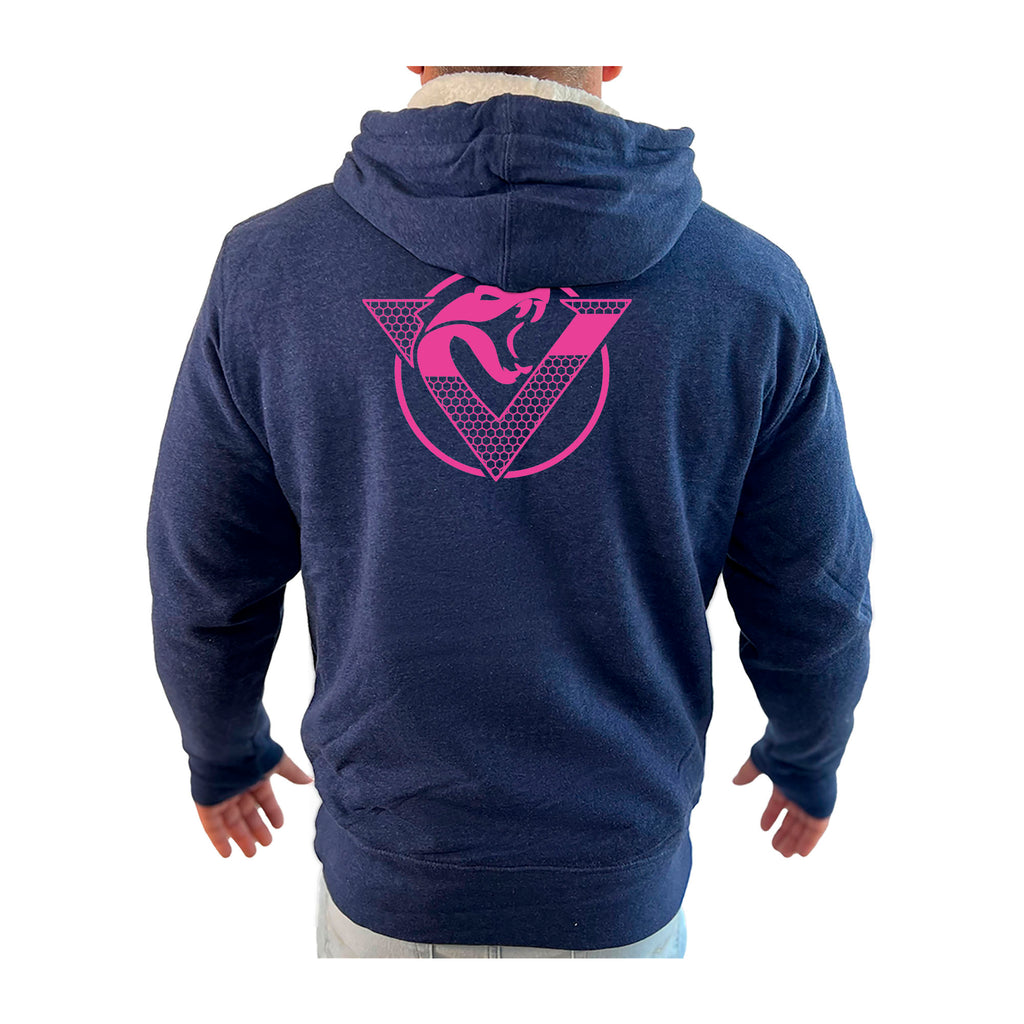 Vipers Den Academy Sherpa Lined Zip-Up Hoodie #8077 D