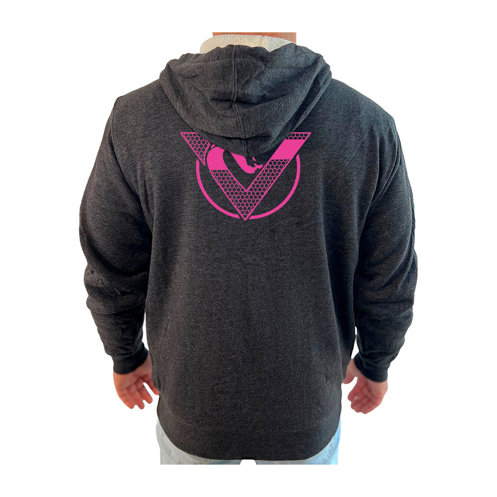 Vipers Den Academy Sherpa Lined Zip-Up Hoodie #8077 D