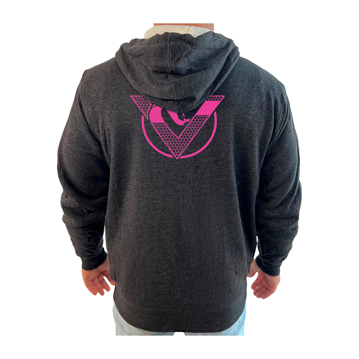 Vipers Den Academy Sherpa Lined Zip-Up Hoodie #8077 D