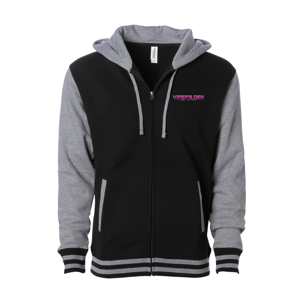 Vipers Den Academy Varsity Zip-Up Hoodies #8077 D