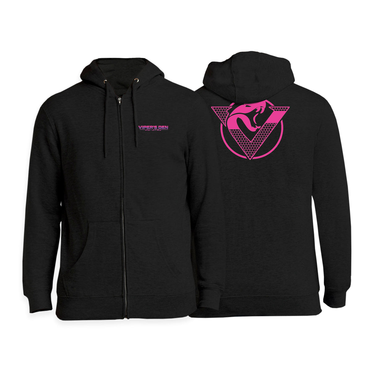 Vipers Den Academy Zip-Up Hoodies #8077 D