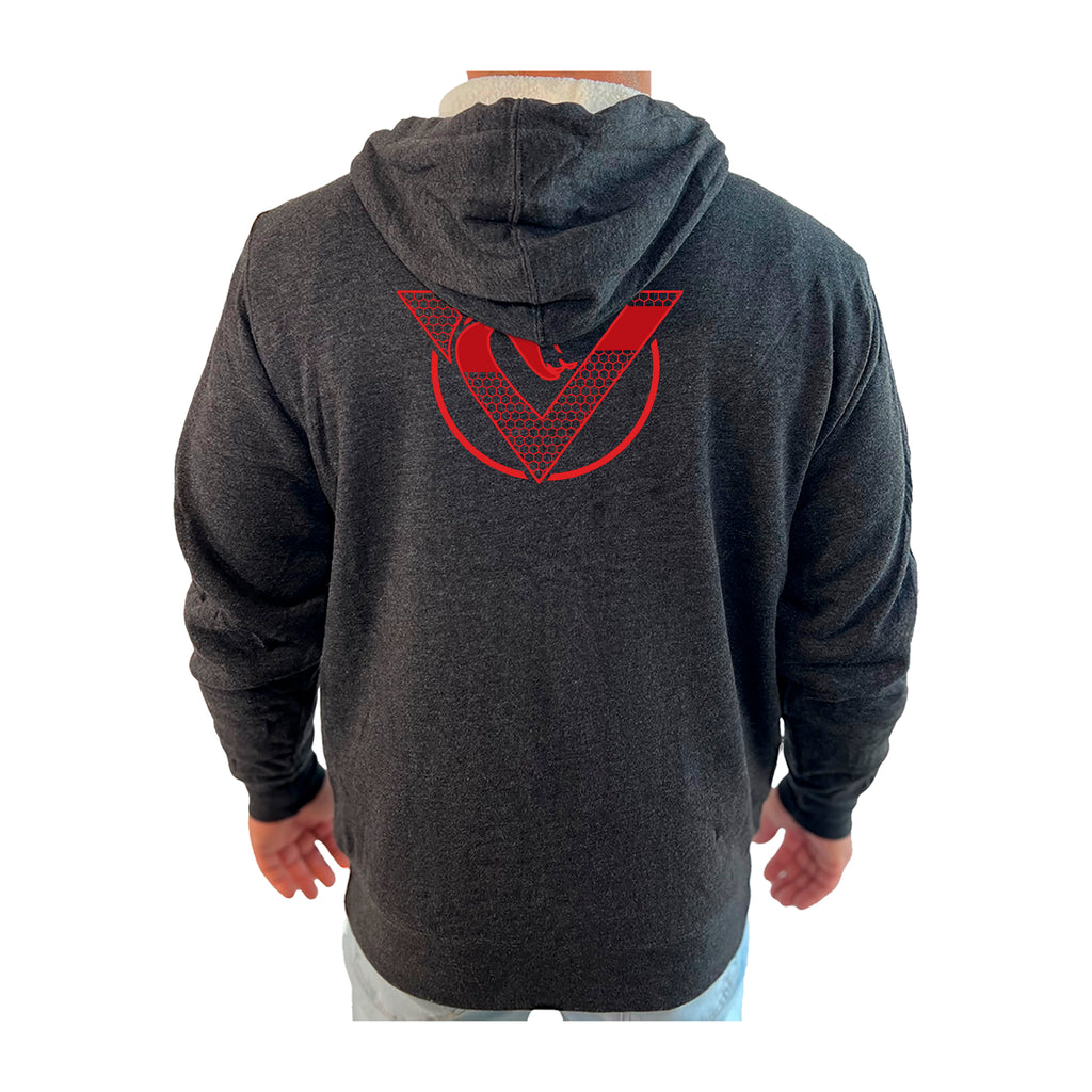 Vipers Den Academy Sherpa Lined Zip-Up Hoodie #8077 B