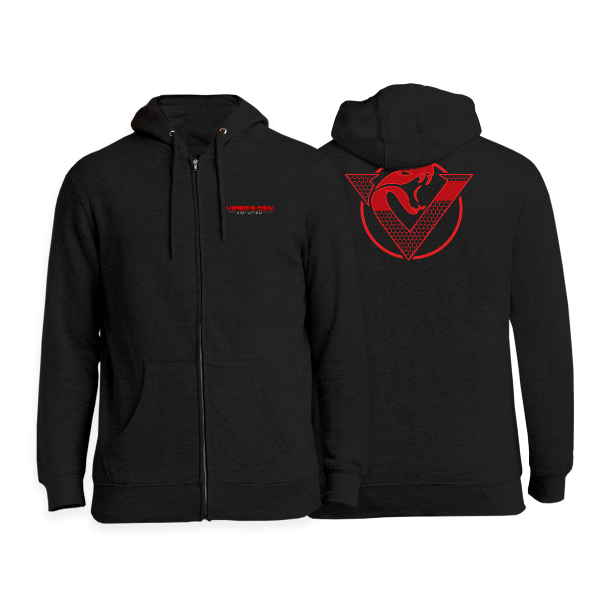 Vipers Den Academy Zip-Up Hoodies #8077 B