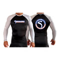 Shackelford's Martial Arts All Black Ranked Long Sleeve Rash Guards #8078 A