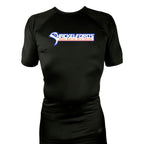 Shackelford's Martial Arts All Black Custom Rash Guards Short Sleeves #8078 A
