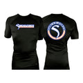 Shackelford's Martial Arts All Black Custom Rash Guards Short Sleeves #8078 A