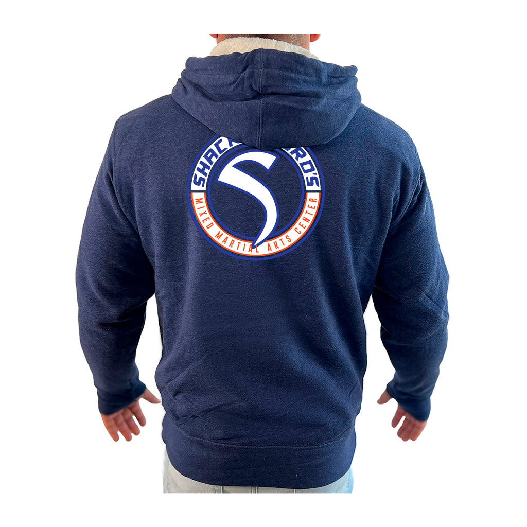 Shackelford's Martial Arts Academy Sherpa Lined Zip-Up Hoodie #8078 B