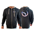 Shackelford's Martial Arts Academy Sherpa Lined Zip-Up Hoodie #8078 B