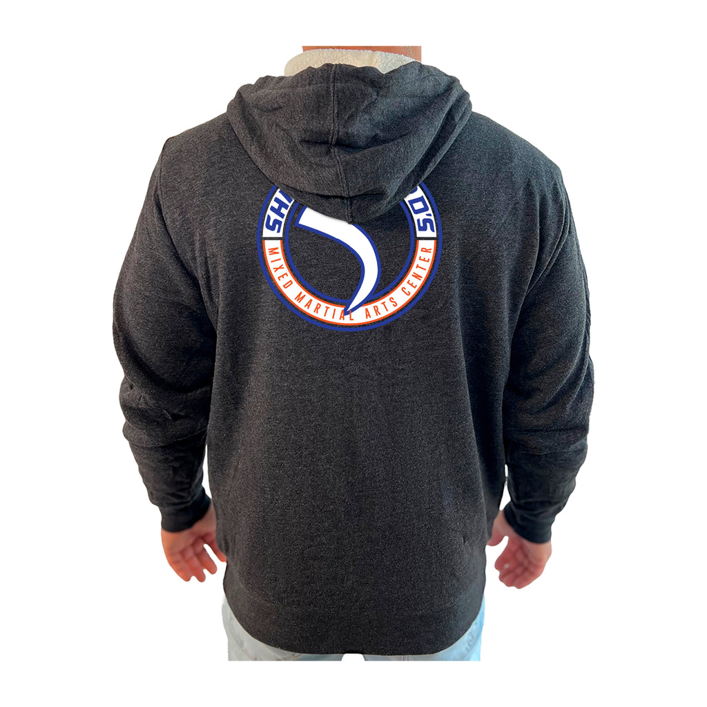 Shackelford's Martial Arts Academy Sherpa Lined Zip-Up Hoodie #8078 B