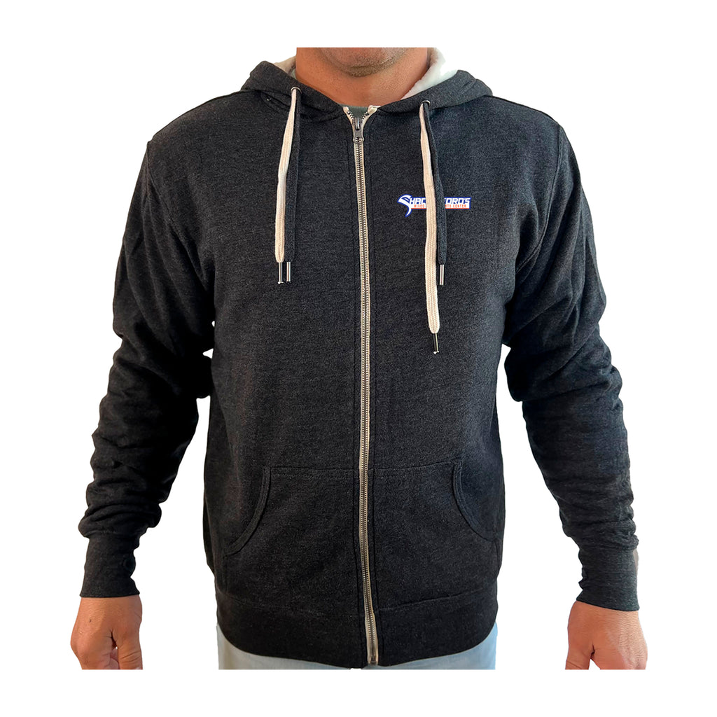 Shackelford's Martial Arts Academy Sherpa Lined Zip-Up Hoodie #8078 B