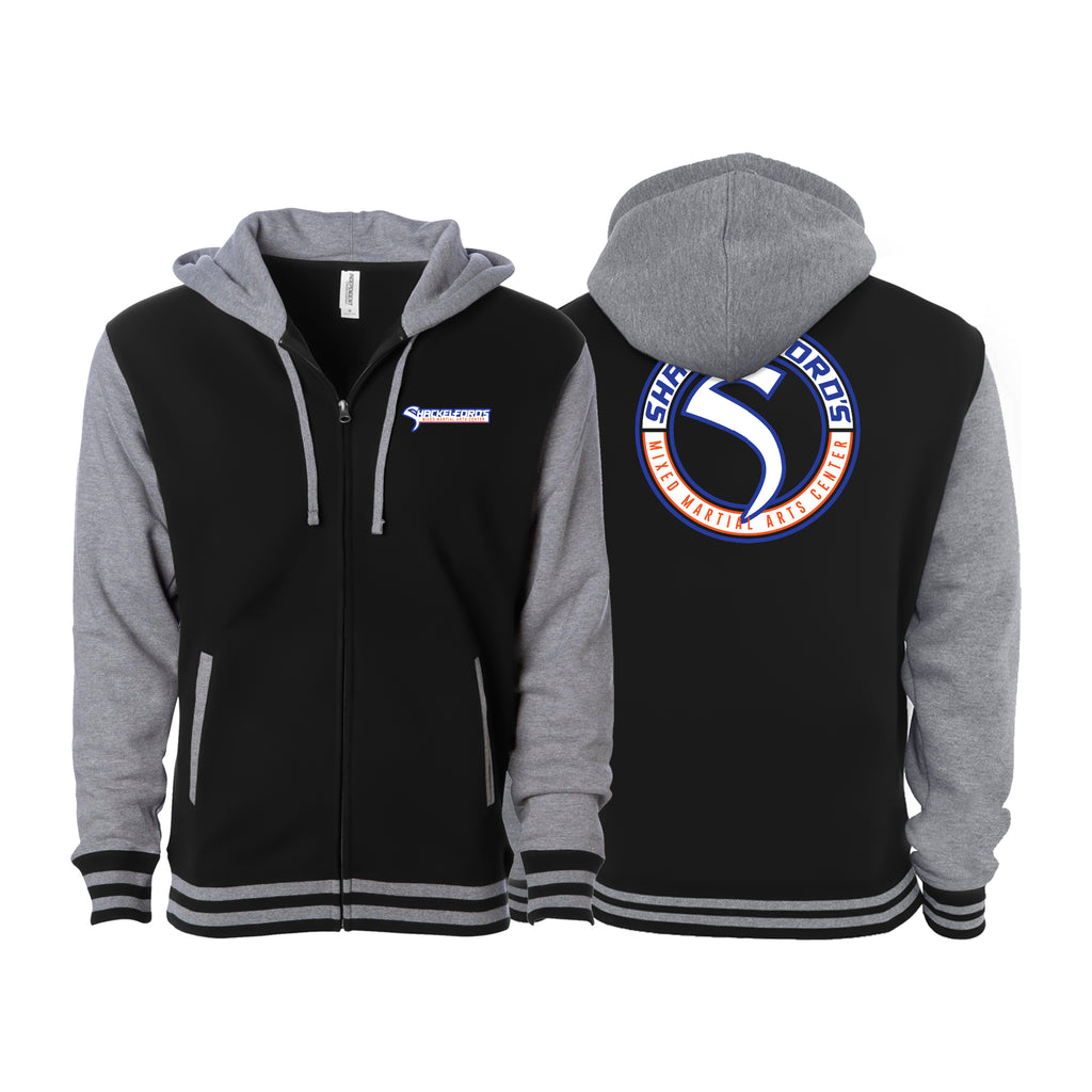 Shackelford's Martial Arts Academy Varsity Zip-Up Hoodies #8078 B