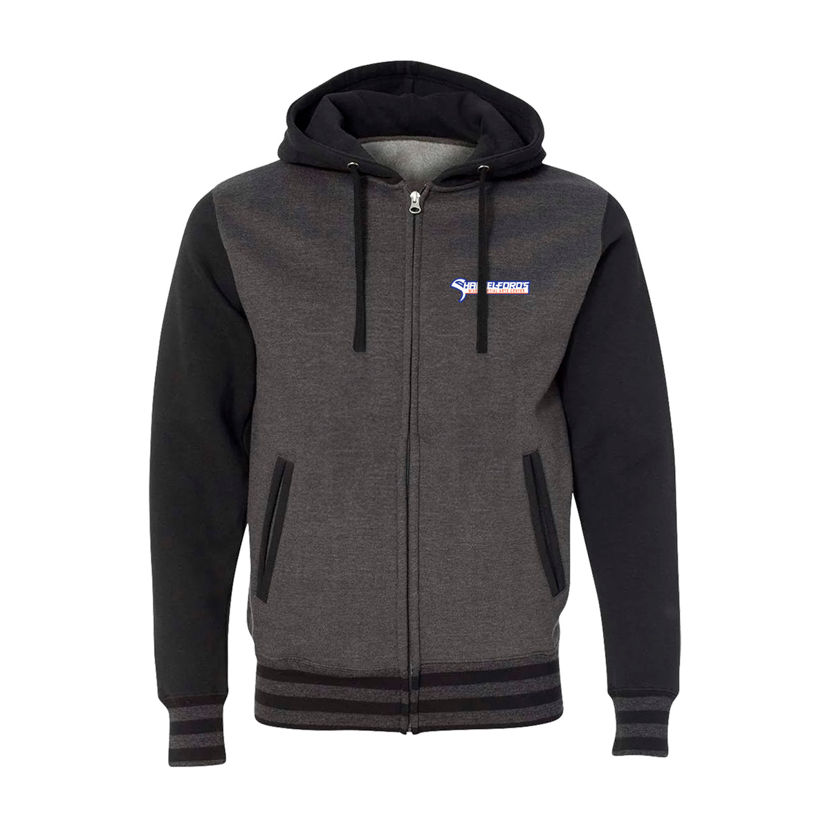 Shackelford's Martial Arts Academy Varsity Zip-Up Hoodies #8078 B