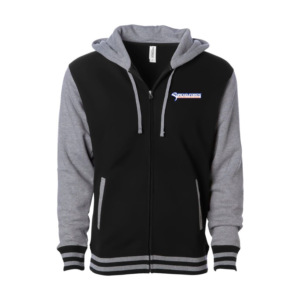 Shackelford's Martial Arts Academy Varsity Zip-Up Hoodies #8078 B