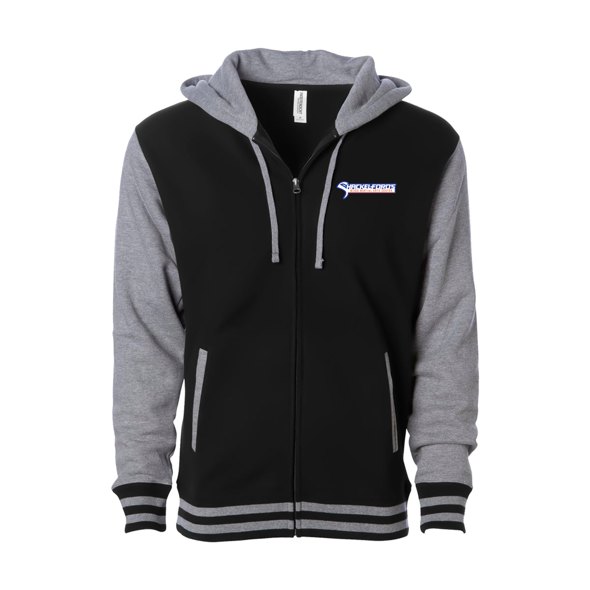 Shackelford's Martial Arts Academy Varsity Zip-Up Hoodies #8078 B