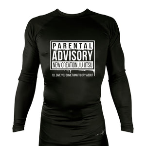 RGAcademy New Creation All Black Custom Rash Guards Long Sleeves #8079 E