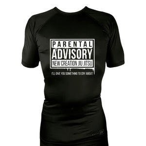 RGAcademy New Creation All Black Custom Rash Guards Short Sleeves #8079 E