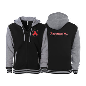 Nine Realms MMA Academy Varsity Zip-Up Hoodies #8080 B